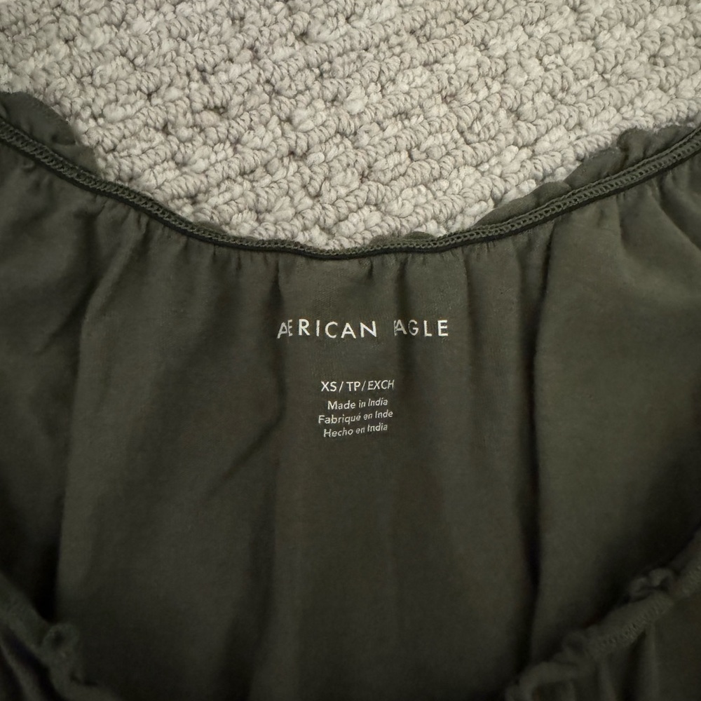 American Eagle Smocked Peplum Tank Top - Picture 4 of 4